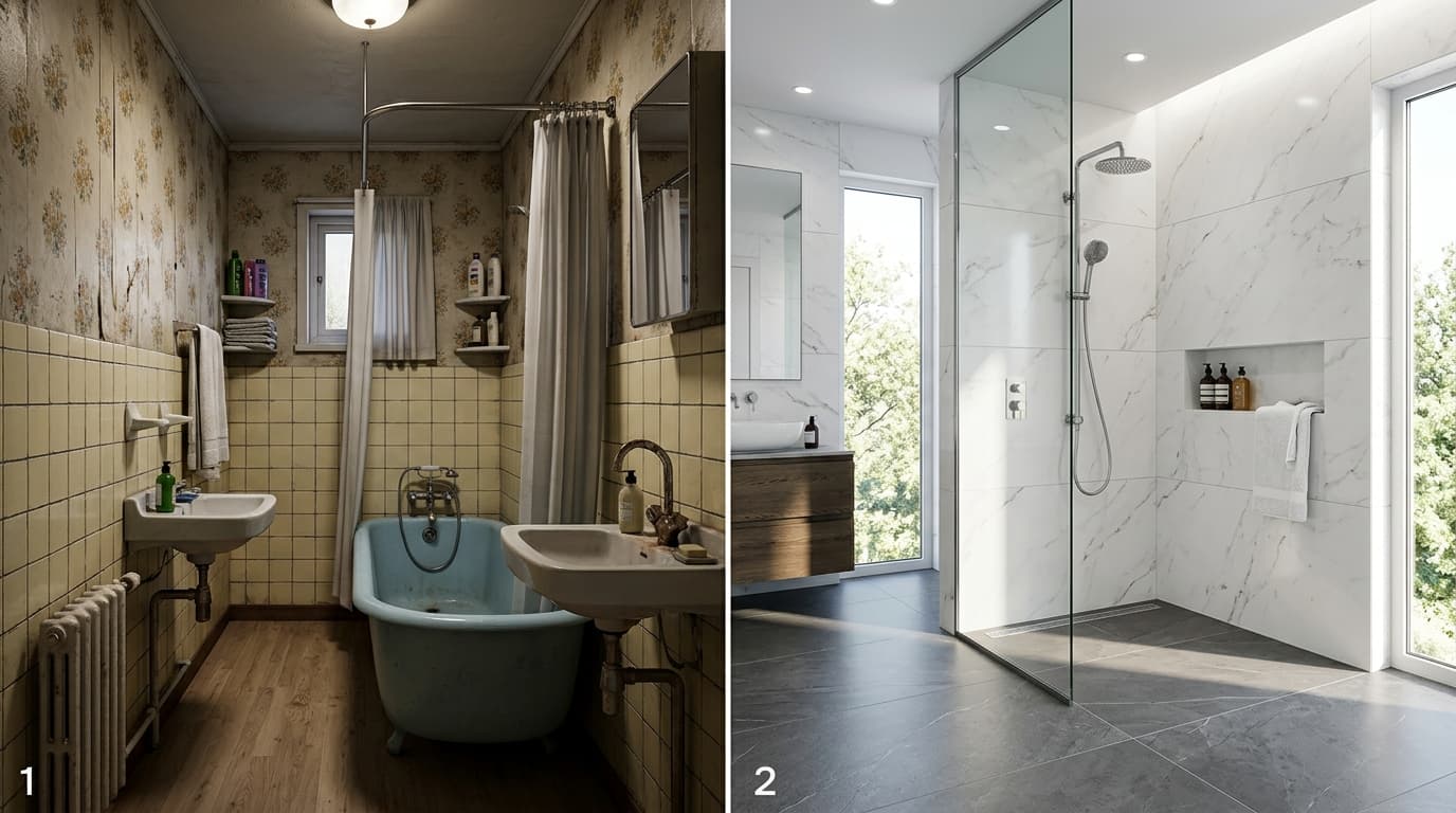 Curbless Walk-In Shower Engineering: Waterproofing Systems, Linear Drains & Slope Ratios
