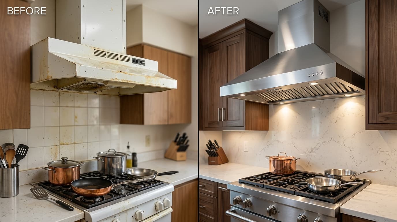 Kitchen Range Hood Engineering: CFM Sizing, Static Friction & Motorized Make-Up Air